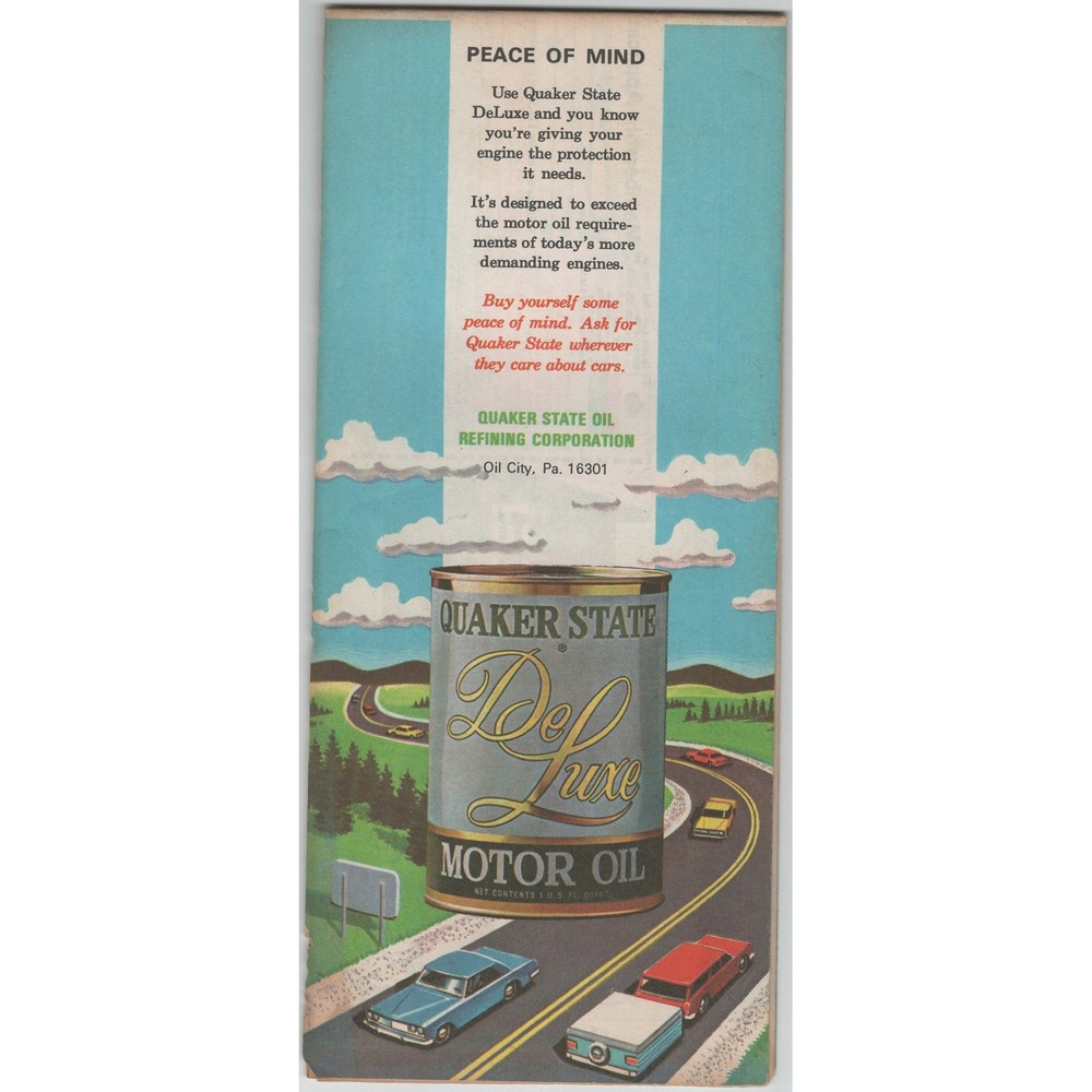 Vintage 1975 Alabama Road Map and Directory Amoco Oil Company Gas Station Map - Picture 2 of 2